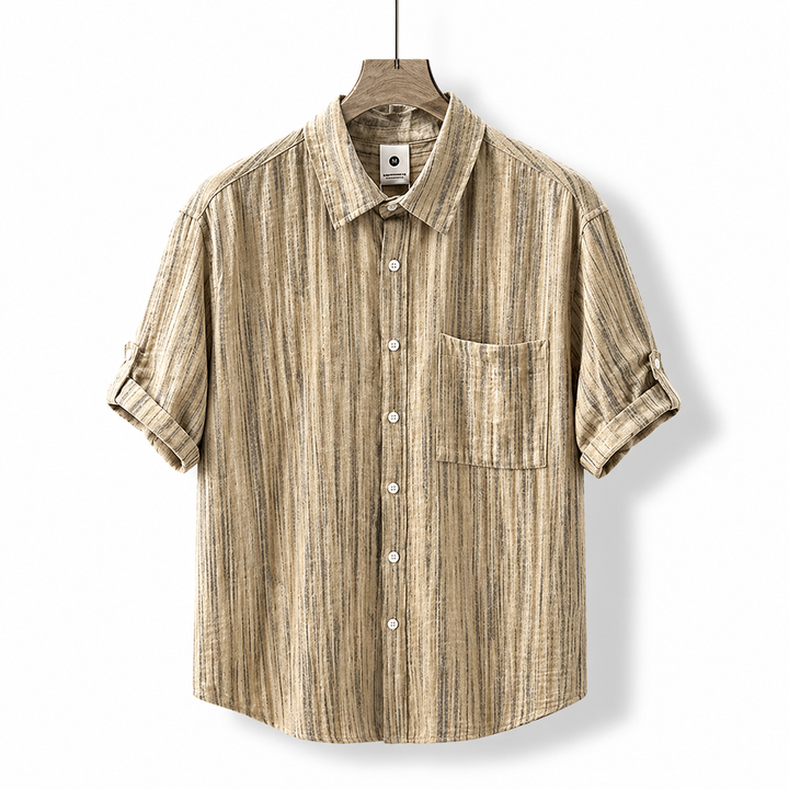 Spencer Striped Button-Up Shirt