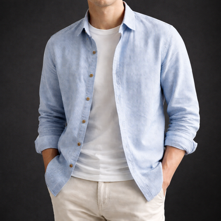 Carter Striped Button-Up