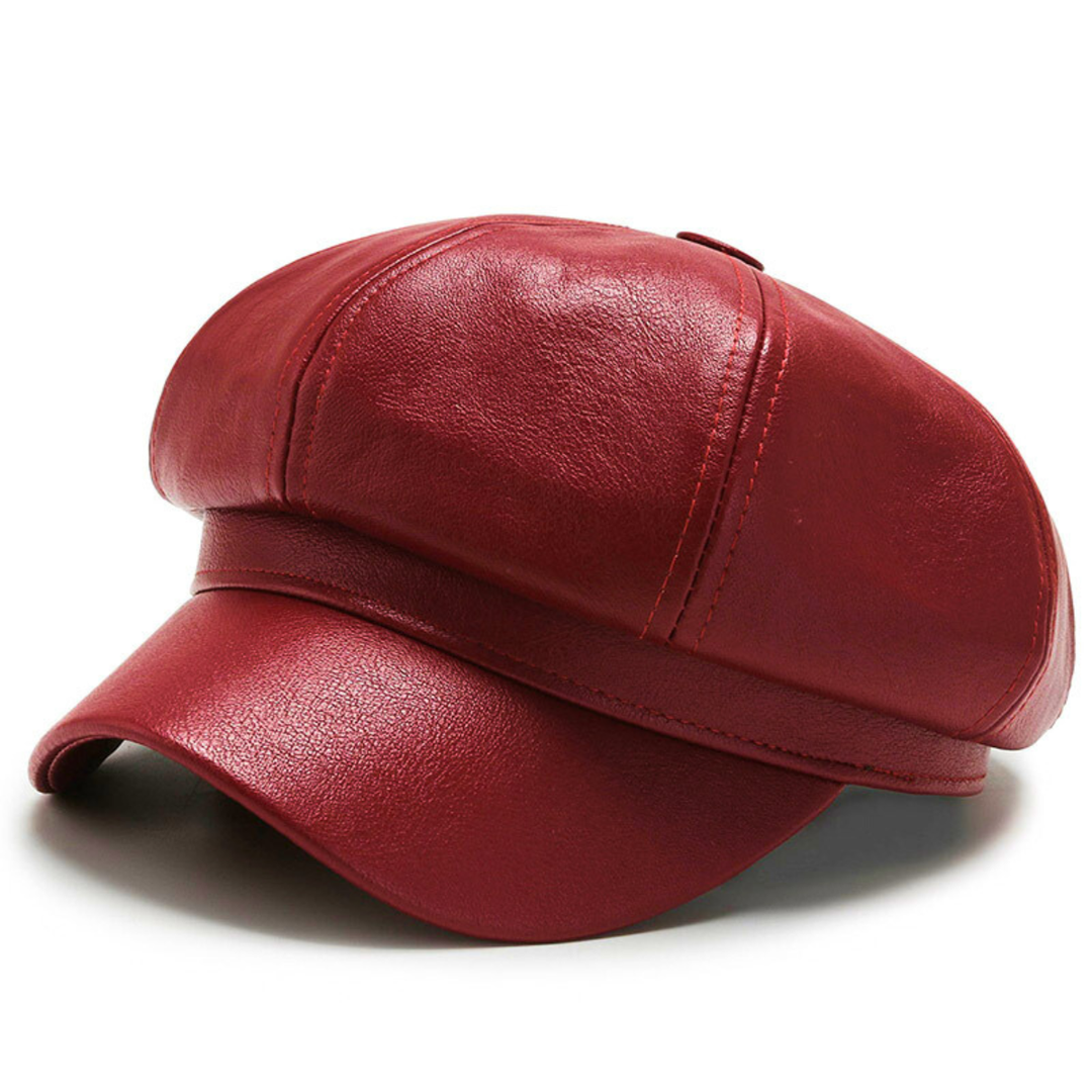 Lucia Leather Cap