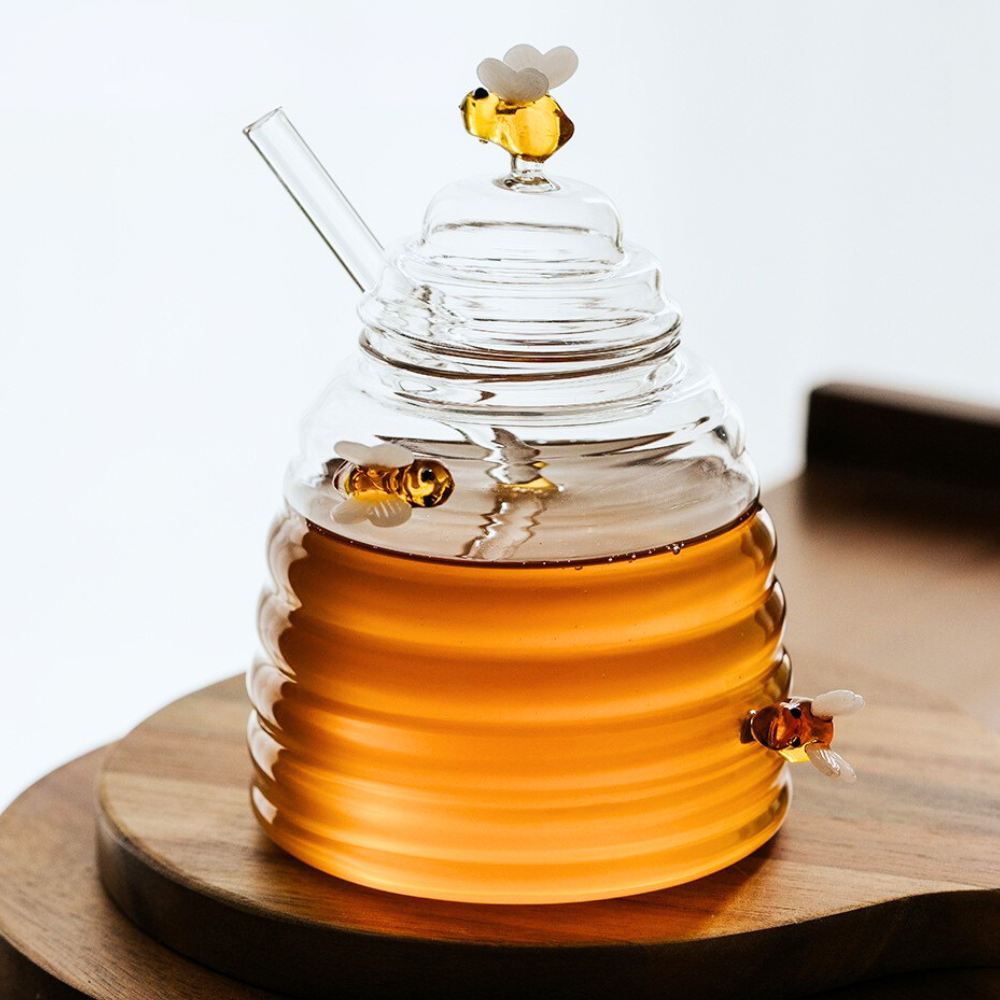 Beehive Honey Jar