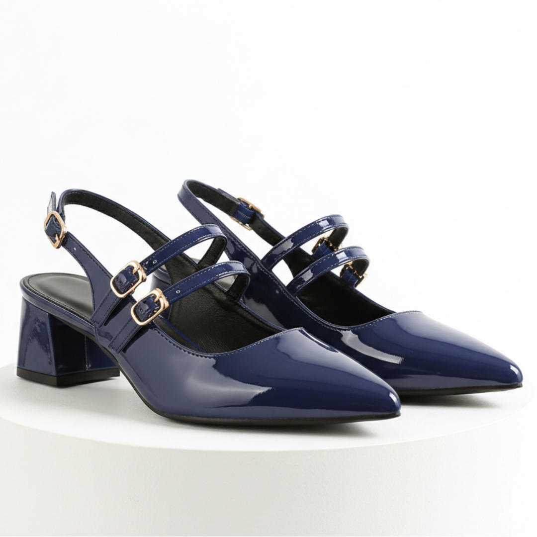 Victoria Slingback Heels