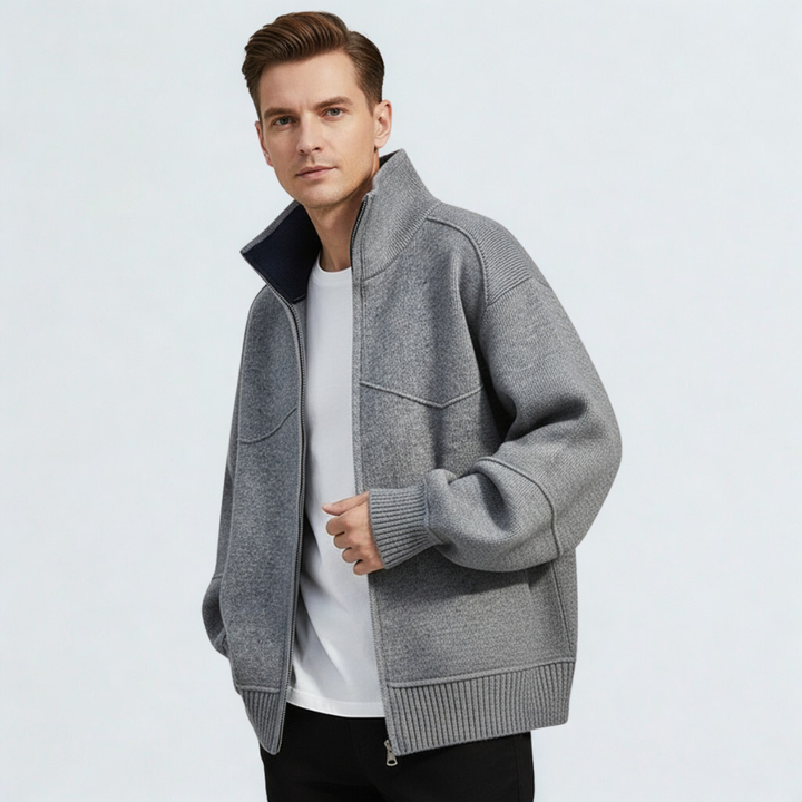Edward Collared Knit Jacket