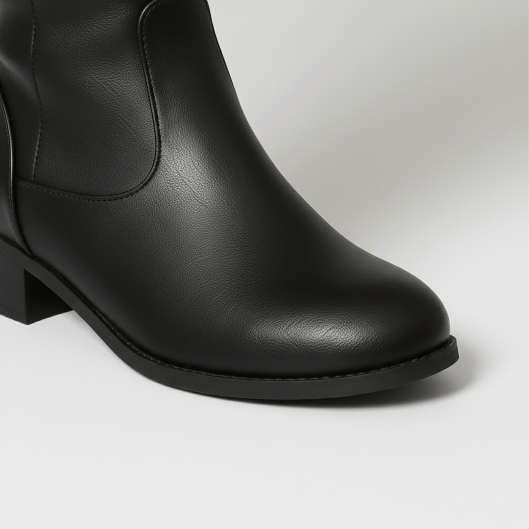 Stella Black Leather Boots