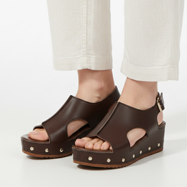 Geneva Wedge Sandals
