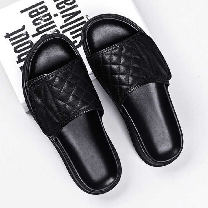 Sullivan Leather Slides