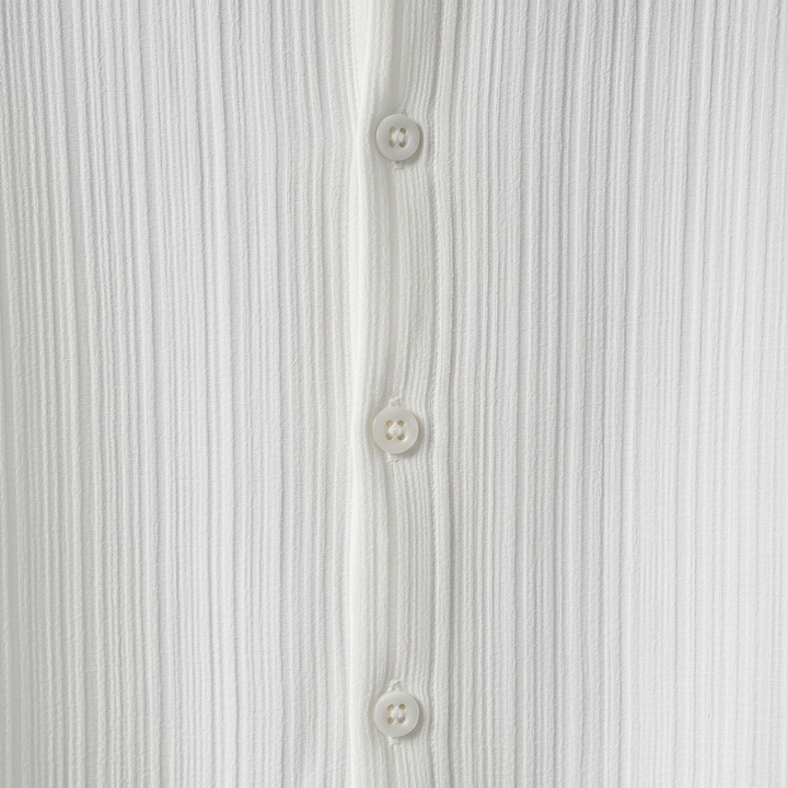 Portofino Textured Set — button placket detail