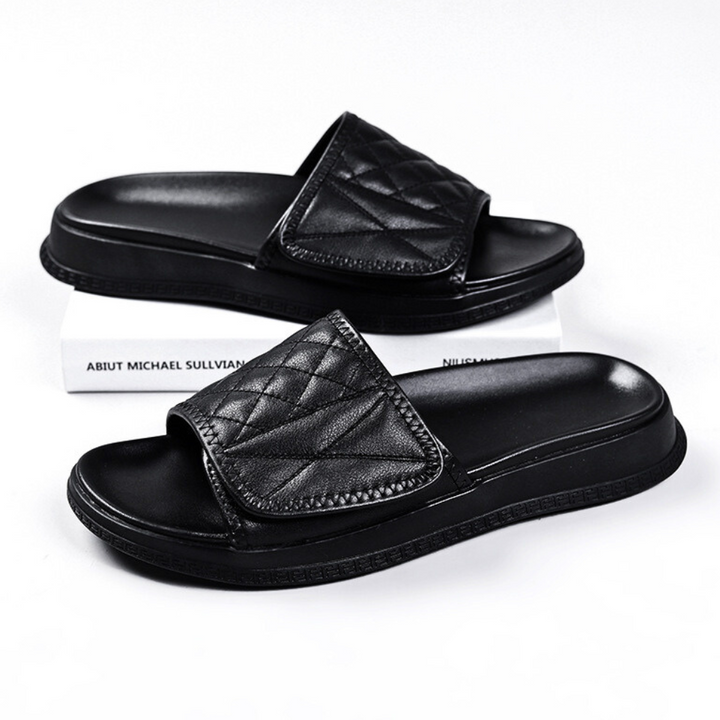 Sullivan Leather Slides