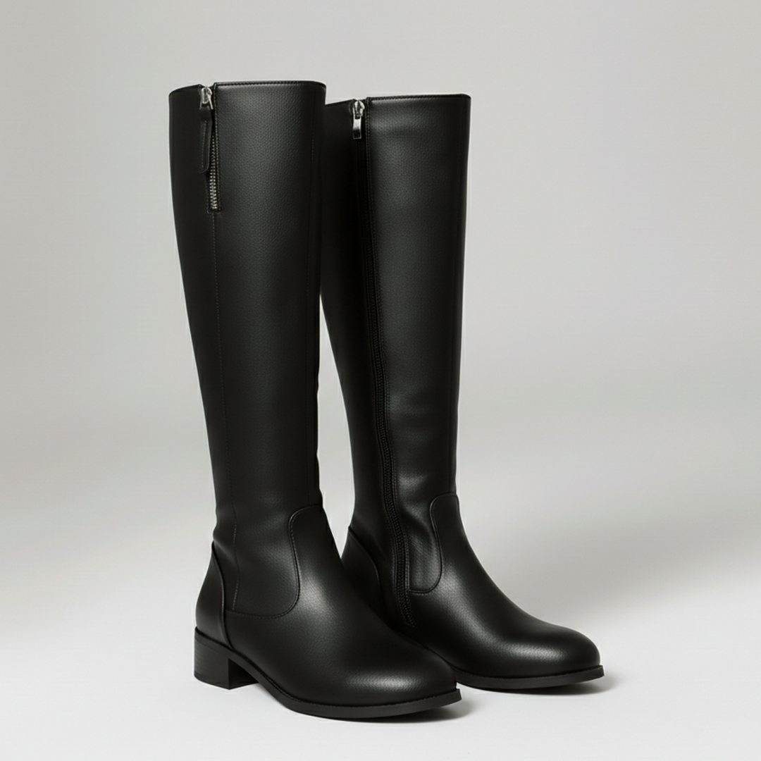 Stella Black Leather Boots