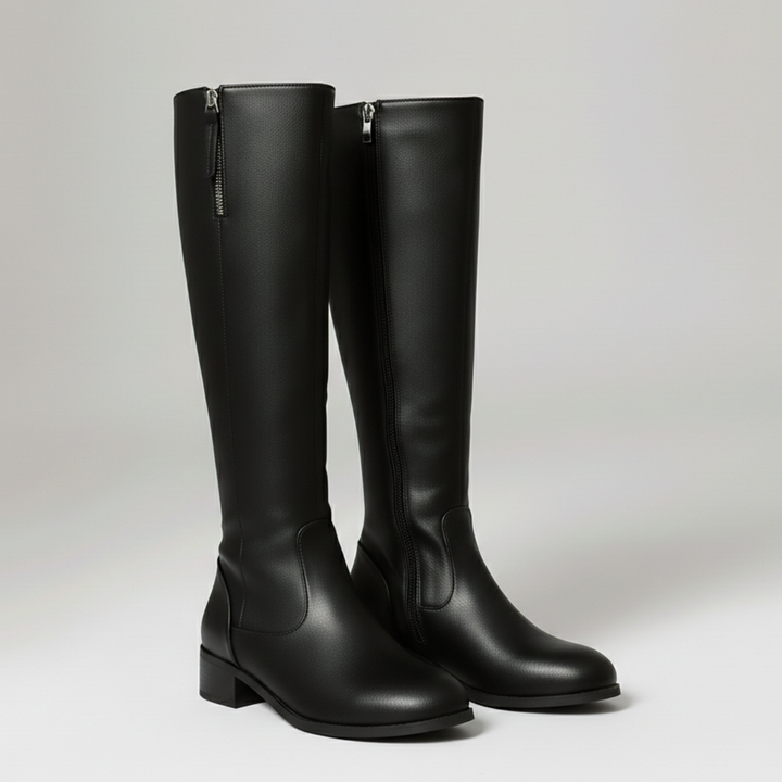 Stella Black Leather Boots