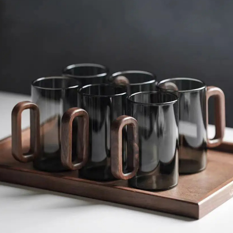 Obsidian Handle Mugs