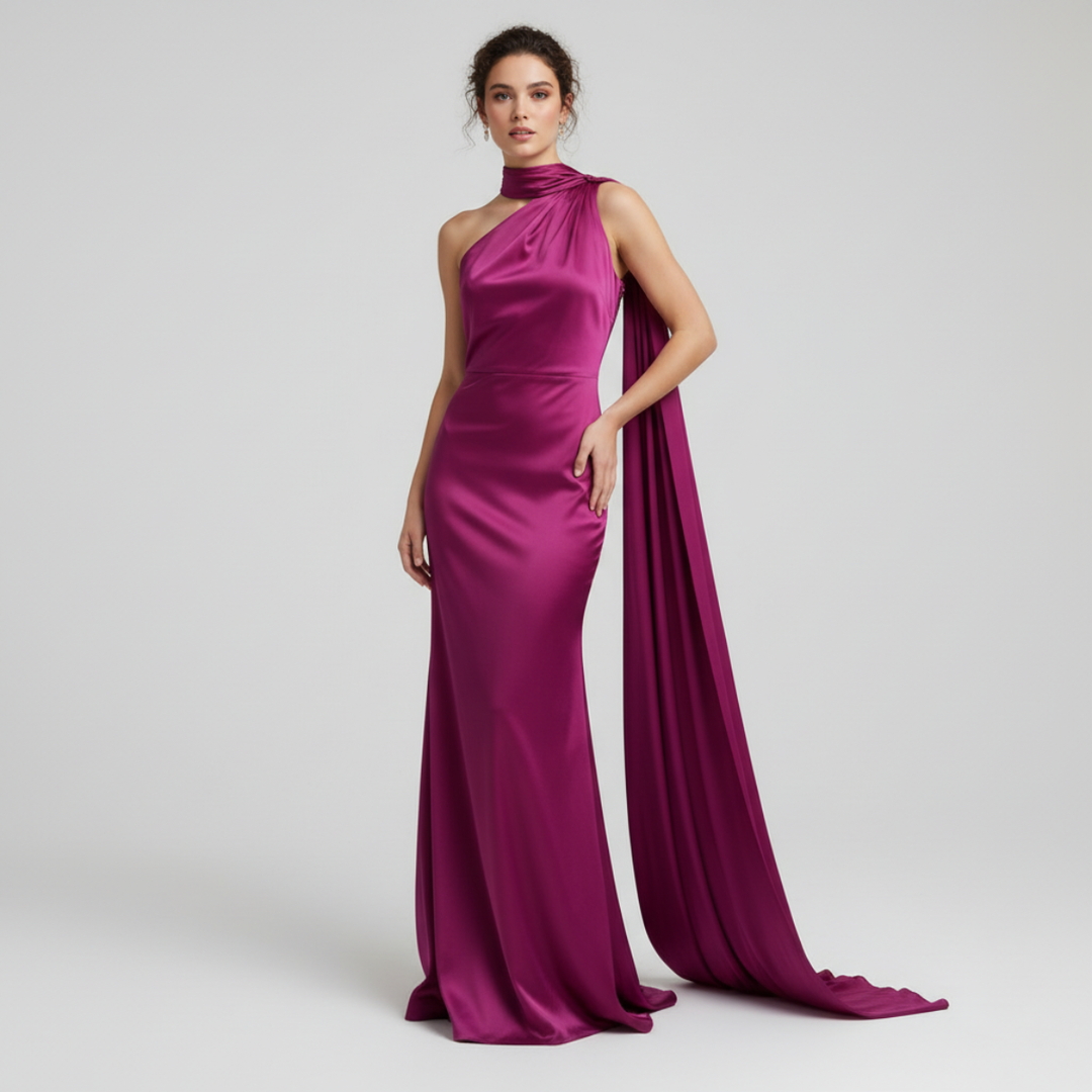 Marta Satin Gown