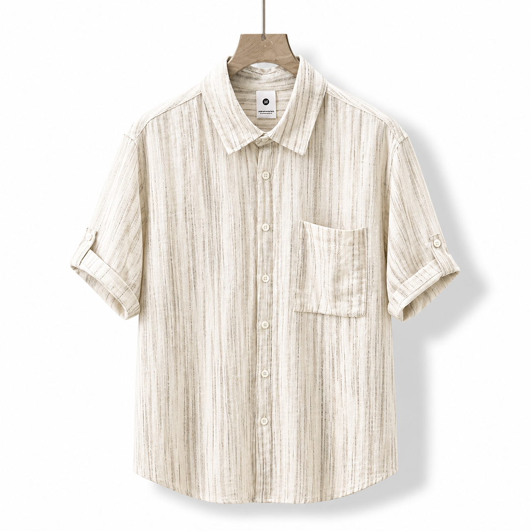 Spencer Striped Button-Up Shirt