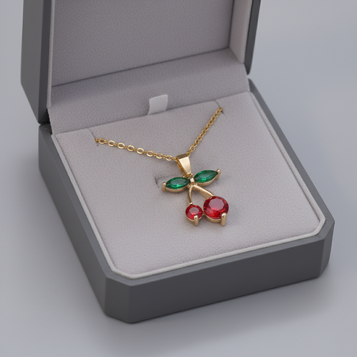 Cherry Pendant Necklace