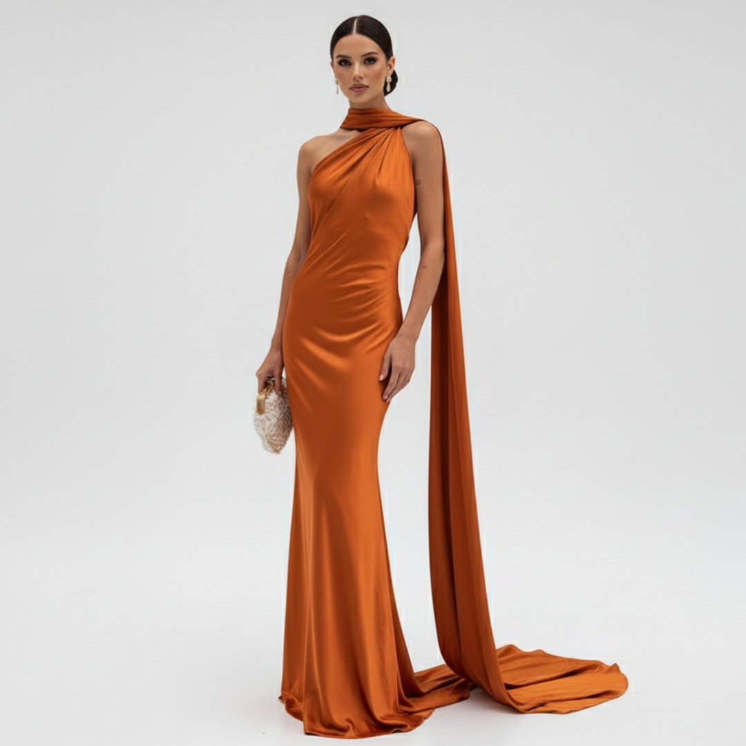 Marta Satin Gown