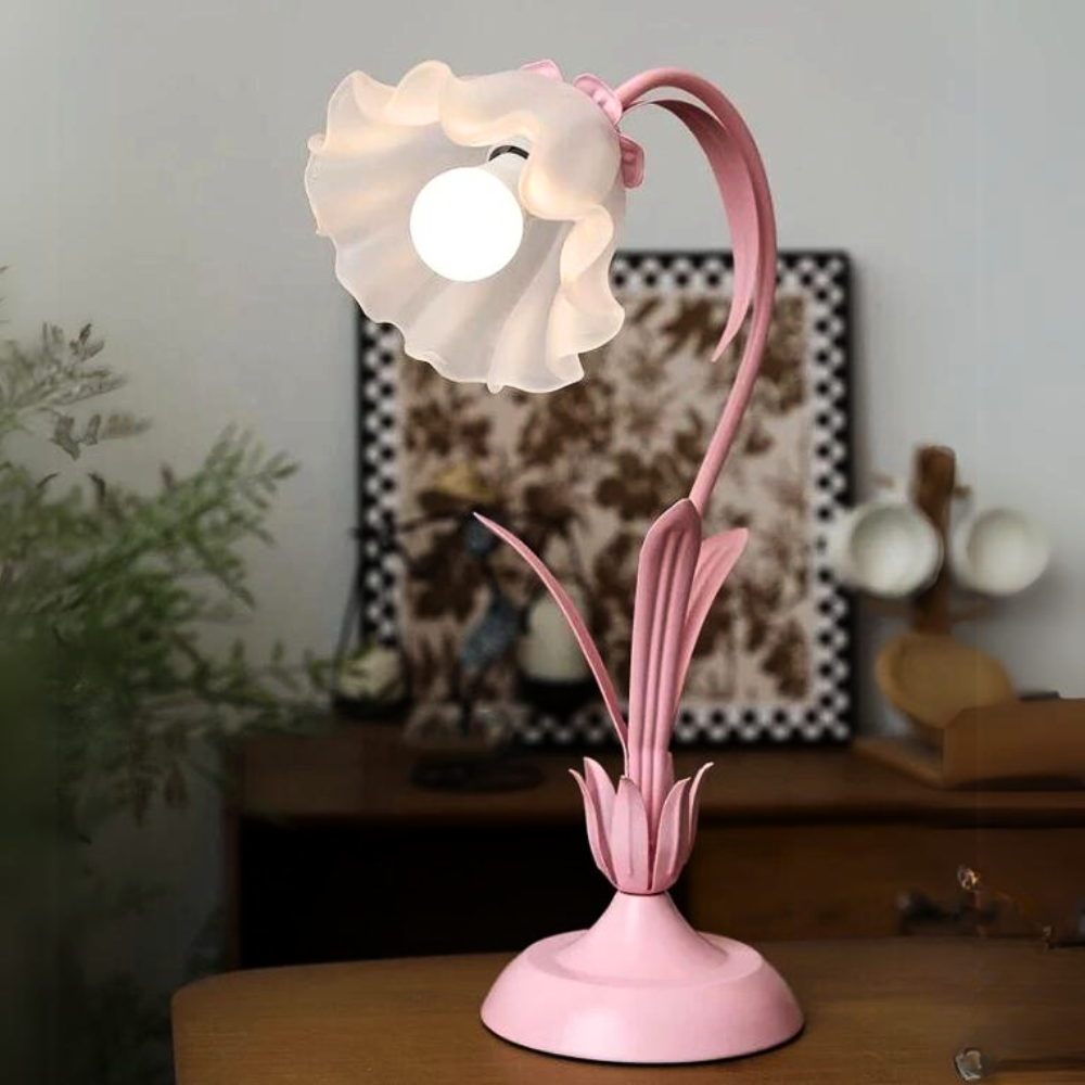 French Flower Lamp