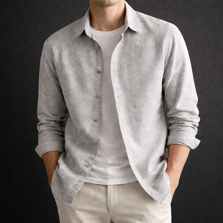 Carter Striped Button-Up