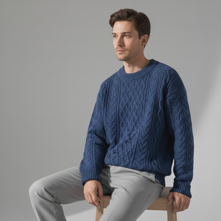 Henri Ribbed Knit Sweater