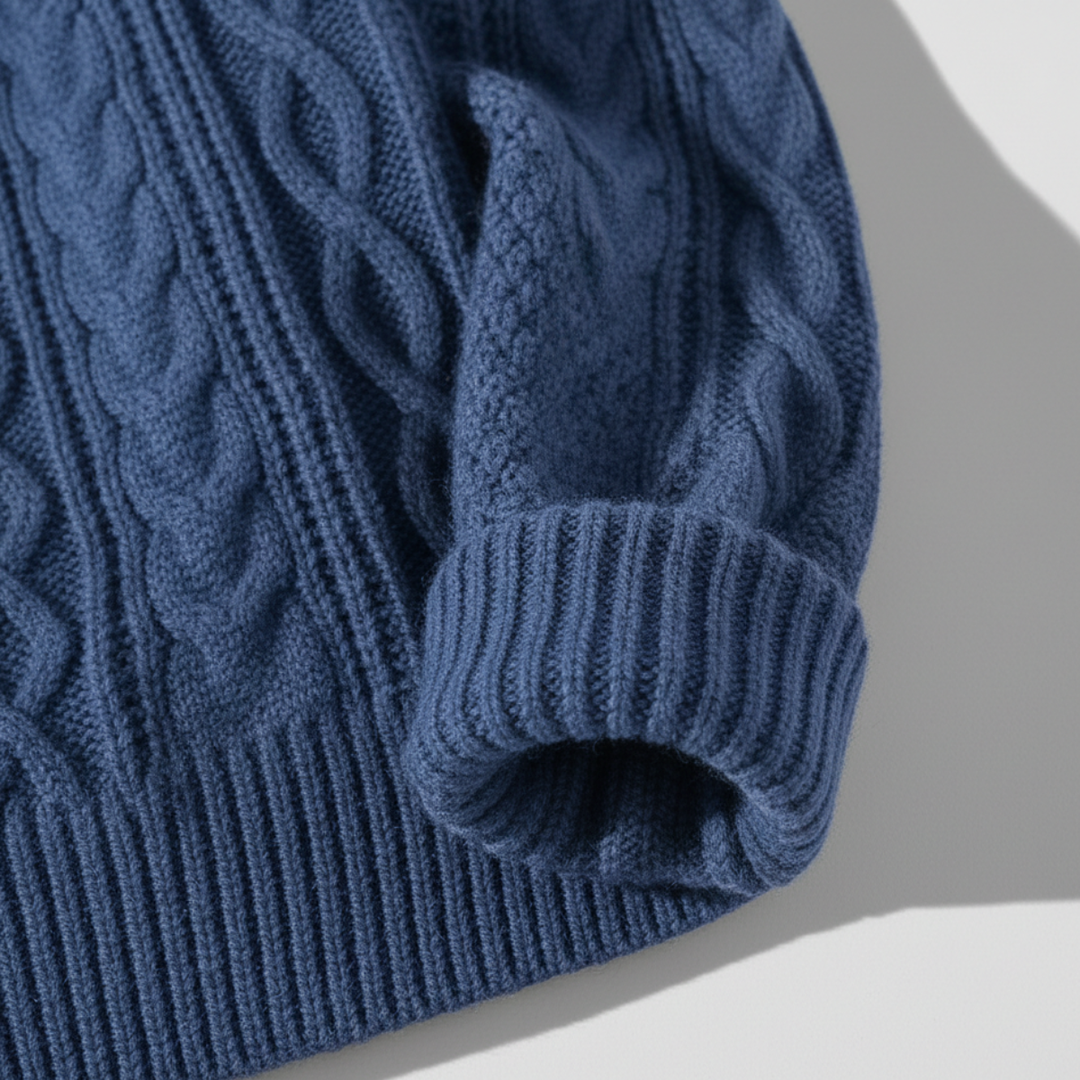 Henri Ribbed Knit Sweater