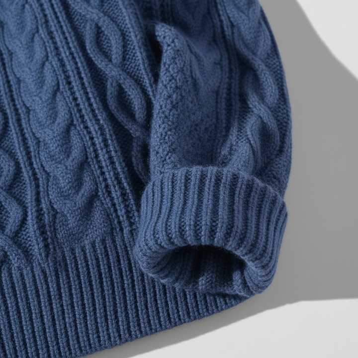 Henri Ribbed Knit Sweater