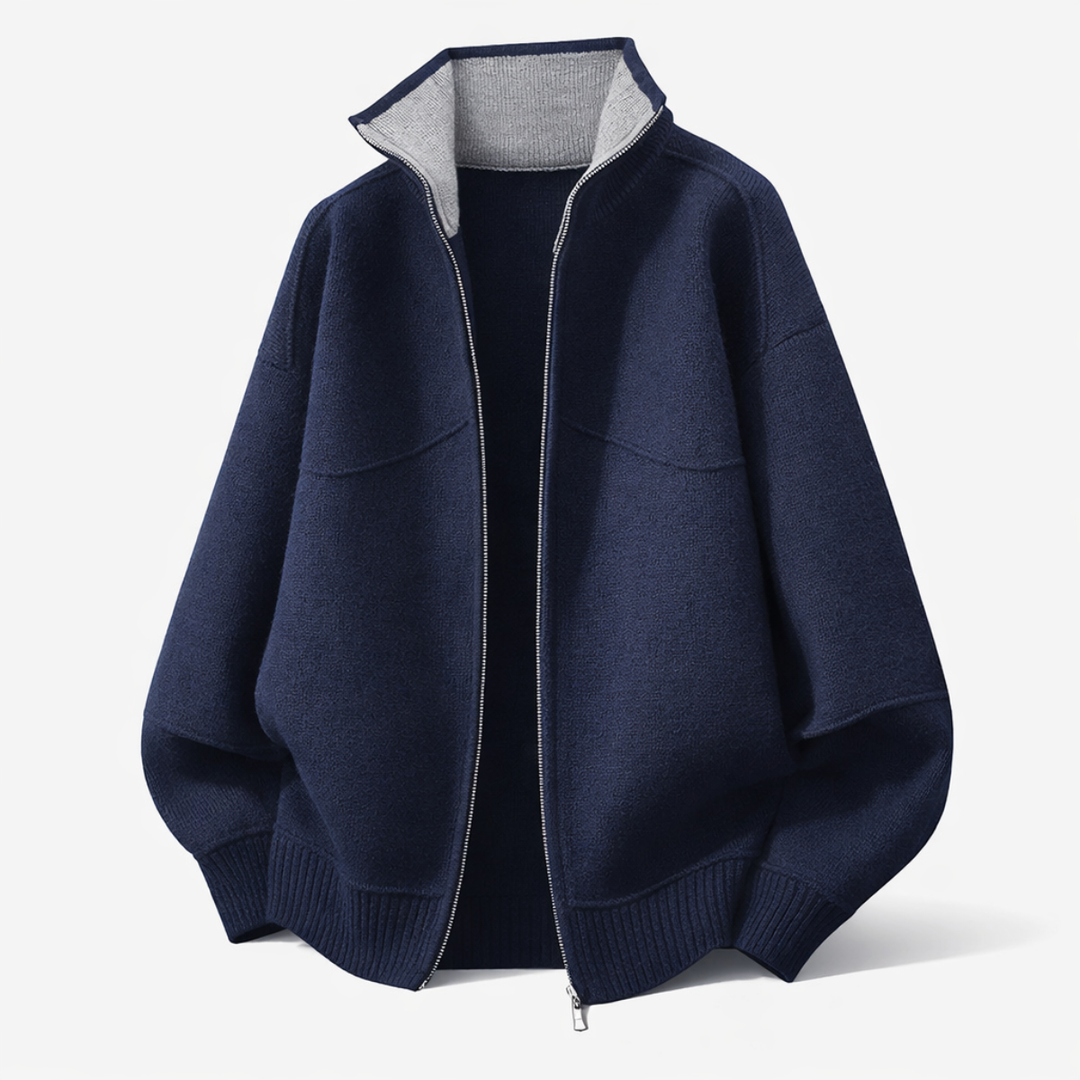 Edward Collared Knit Jacket