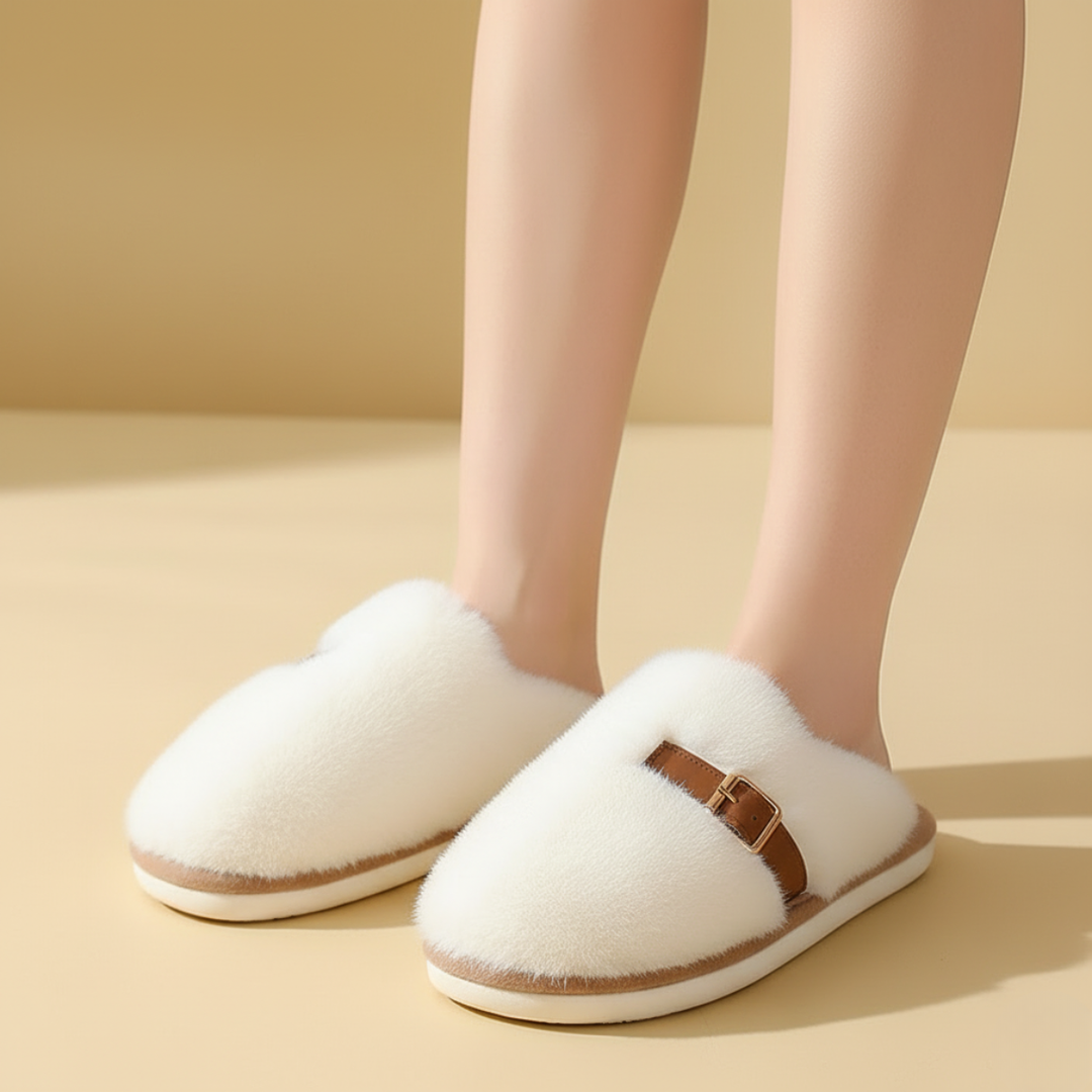 Velina Fur Slippers