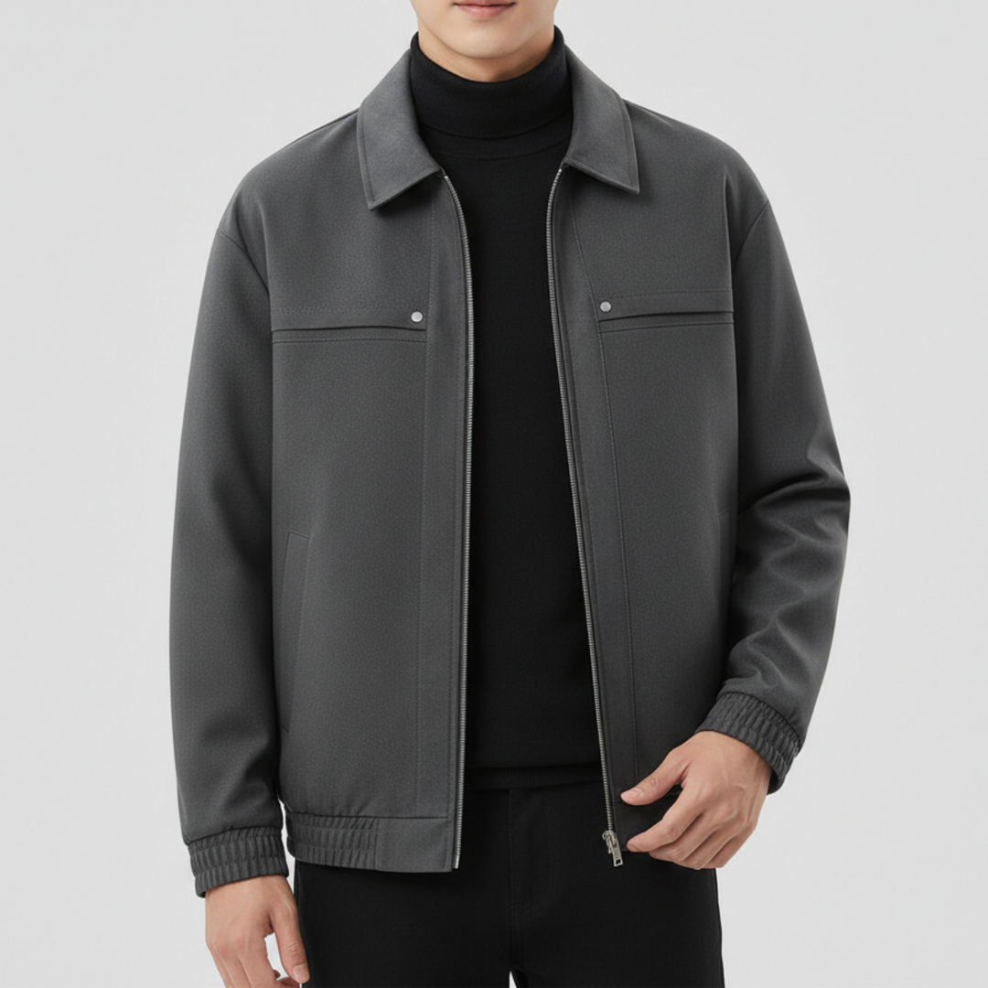 Gael Suede Bomber Jacket