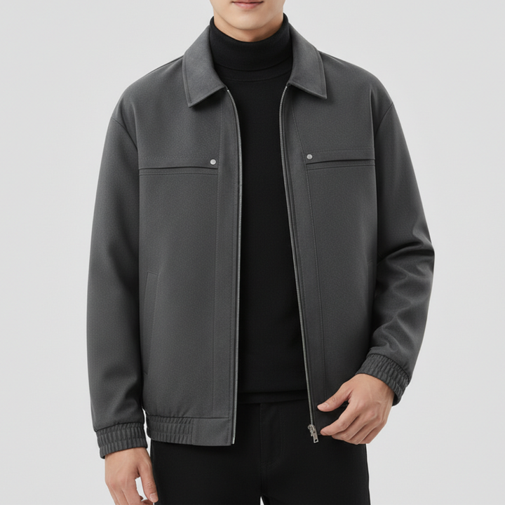 Gael Suede Bomber Jacket