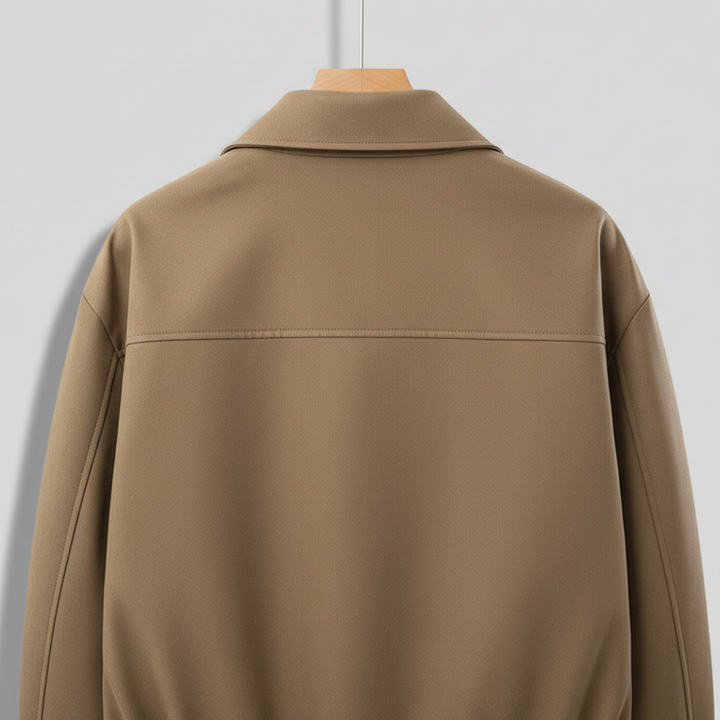Gael Suede Bomber Jacket