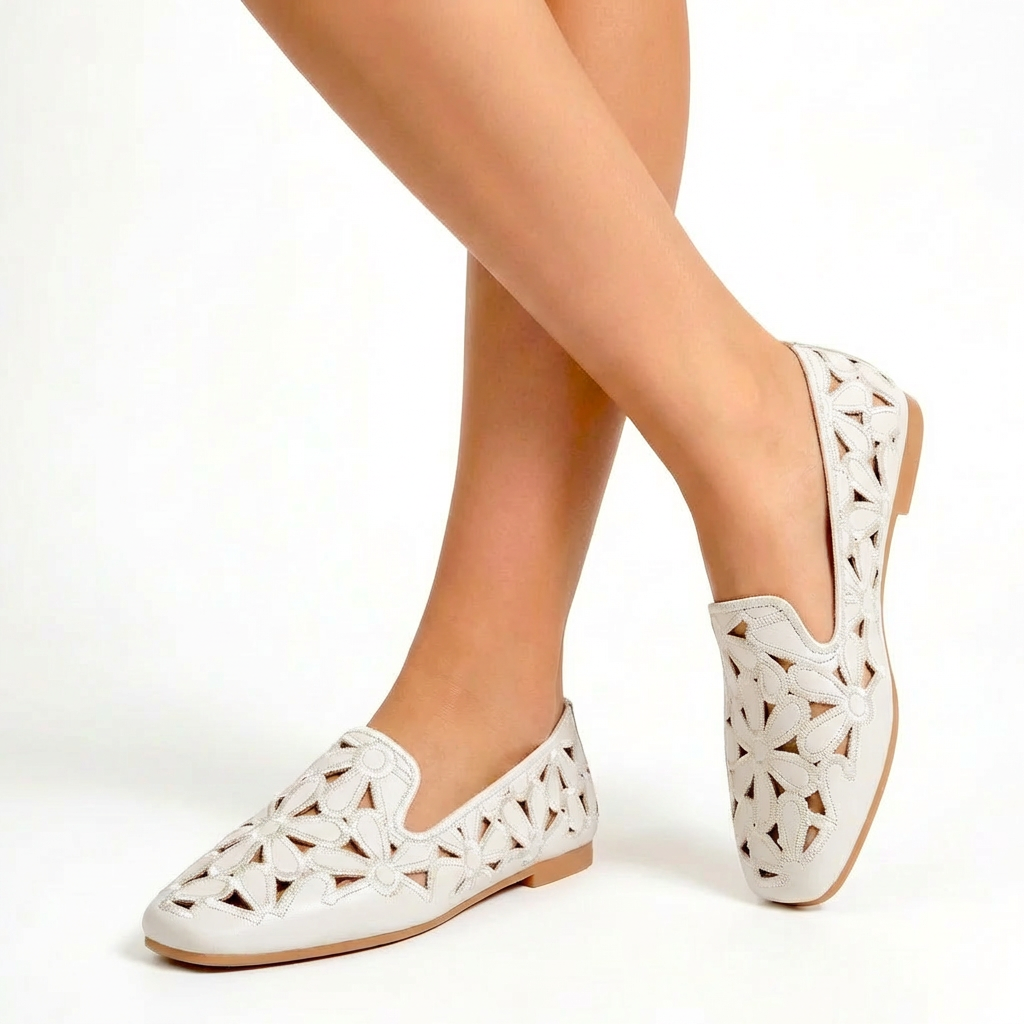 Claudine Floral Loafers
