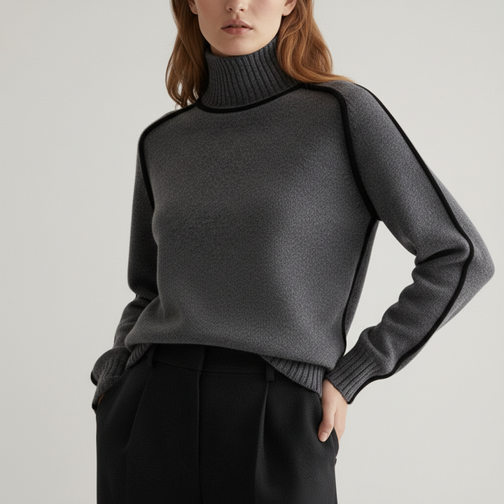 Madison Knit Turtleneck Sweater
