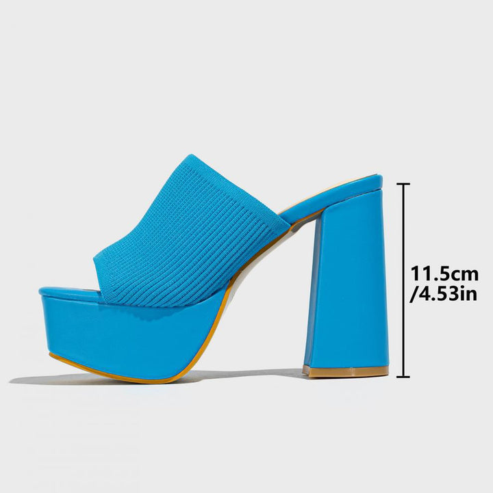 Milana Elastic Platform Heels