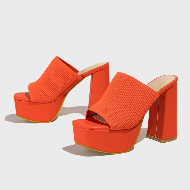 Milana Elastic Platform Heels