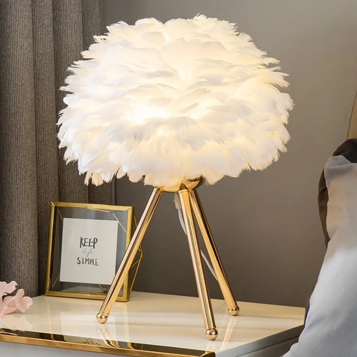 Goose Feather Lamp