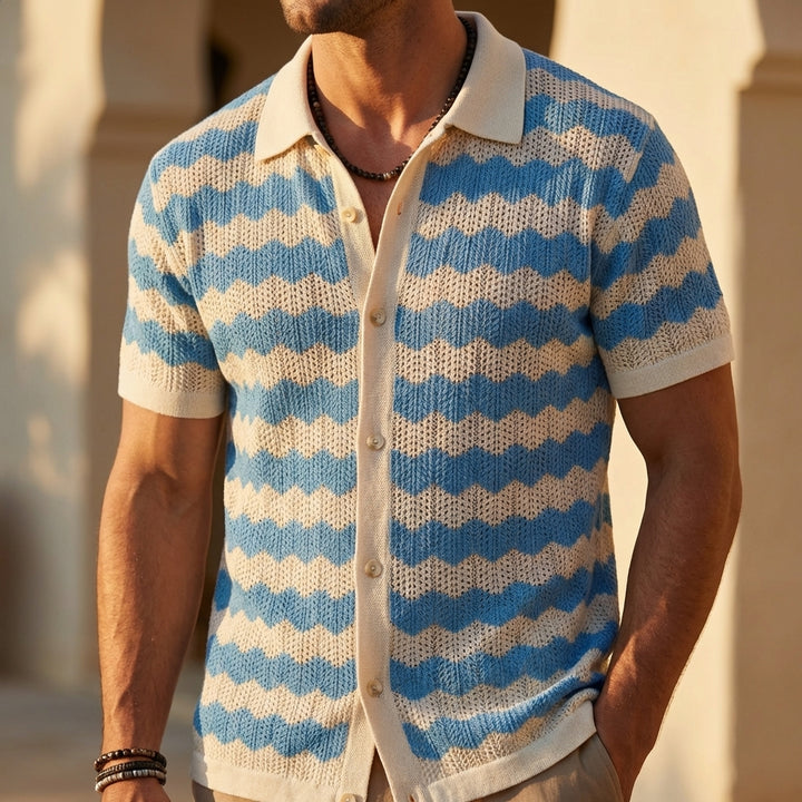 Marelli Knit Button-Up