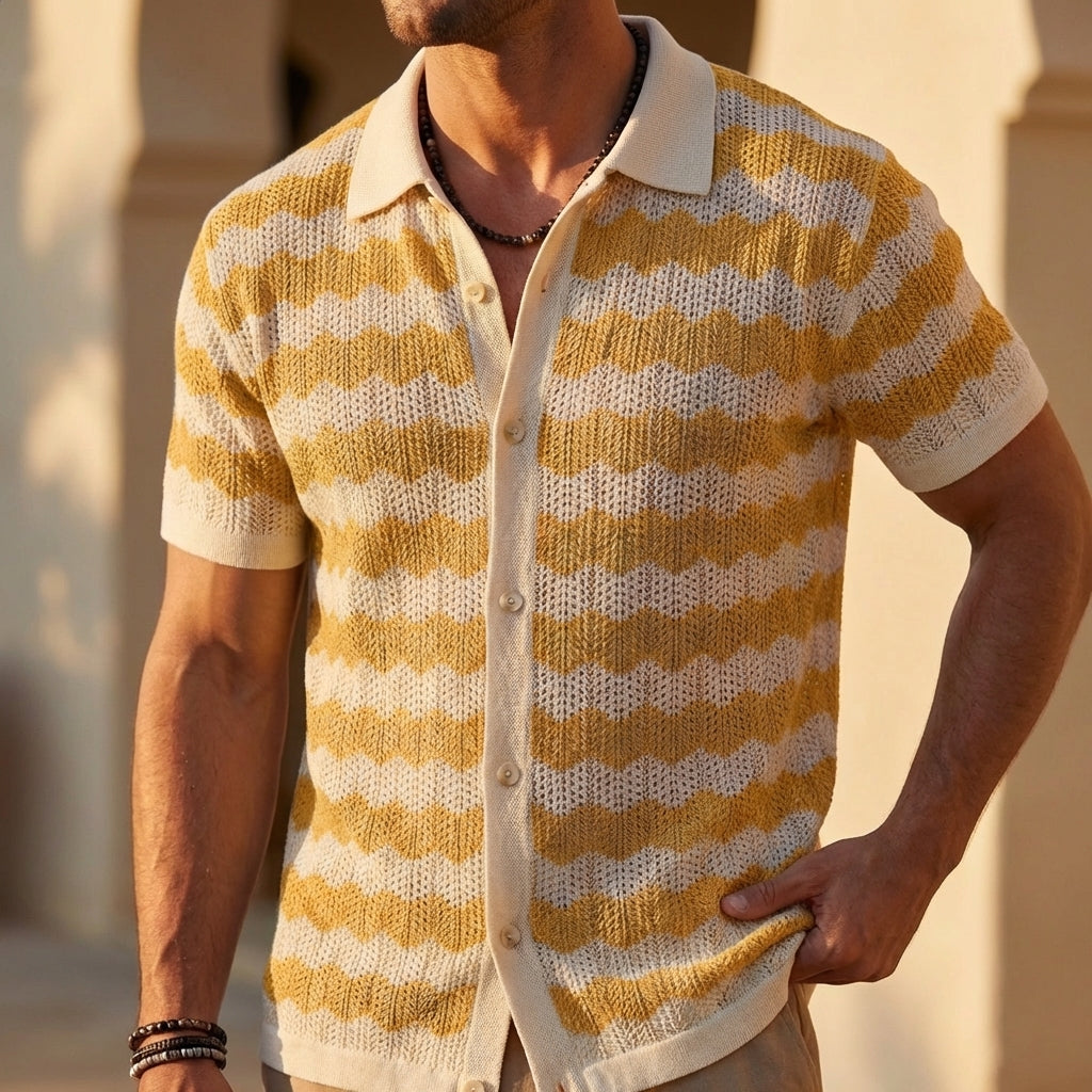 Marelli Knit Button-Up