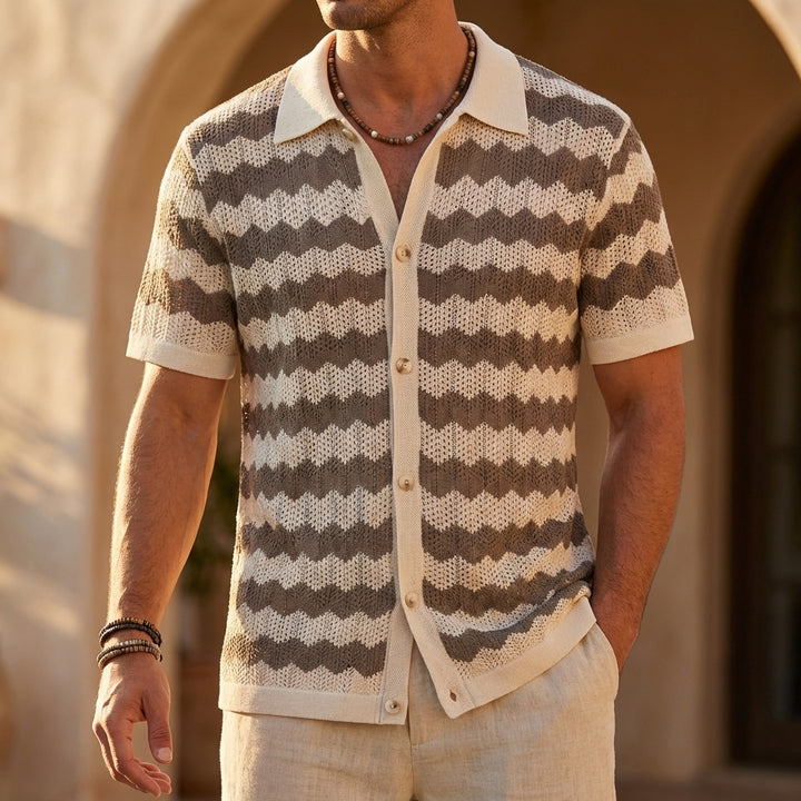 Marelli Knit Button-Up