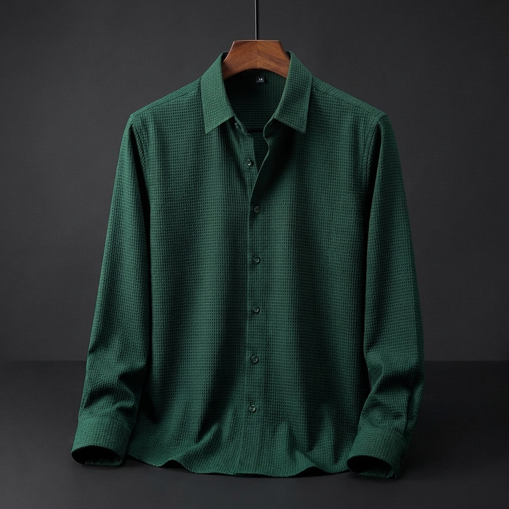 Monaco Waffle Button-Up