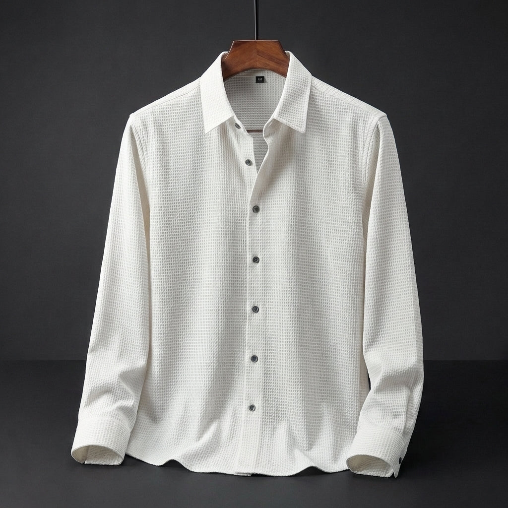 Monaco Waffle Button-Up