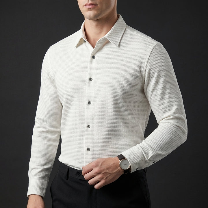 Monaco Waffle Button-Up
