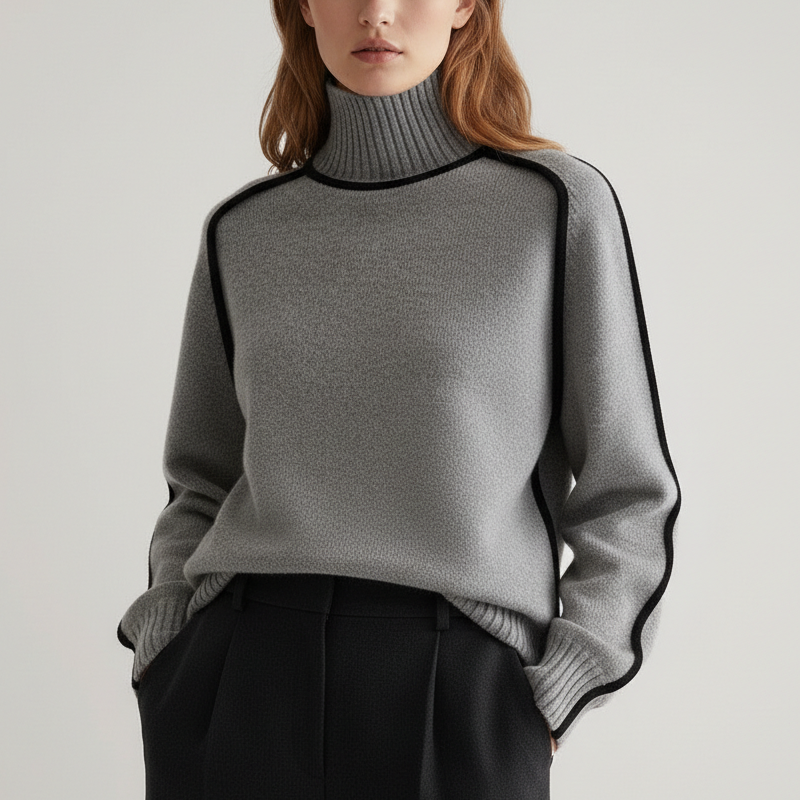 Madison Knit Turtleneck Sweater
