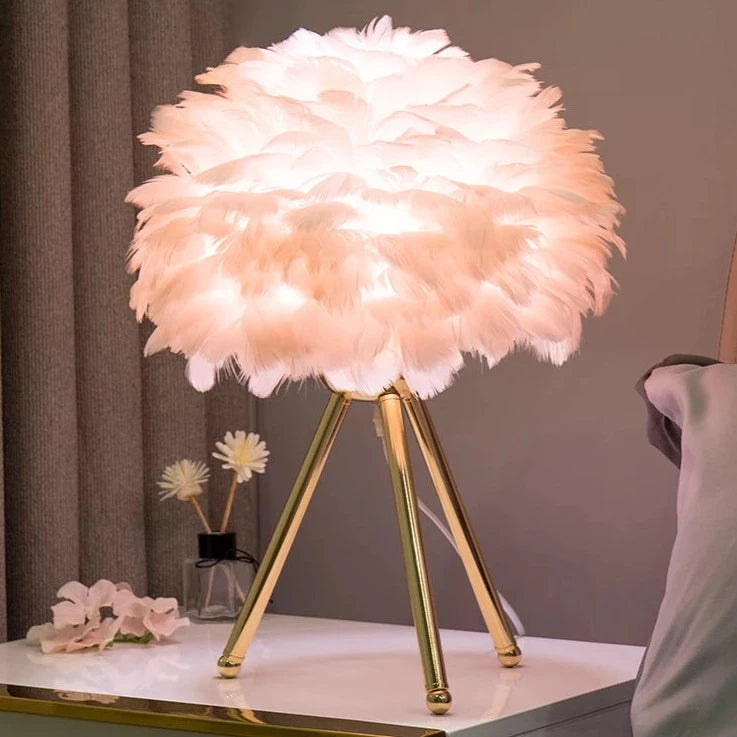 Goose Feather Lamp