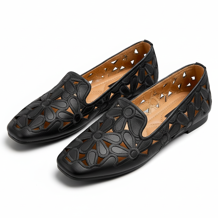 Claudine Floral Loafers