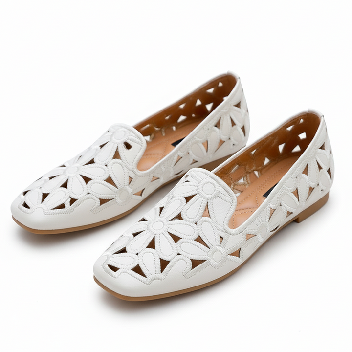 Claudine Floral Loafers