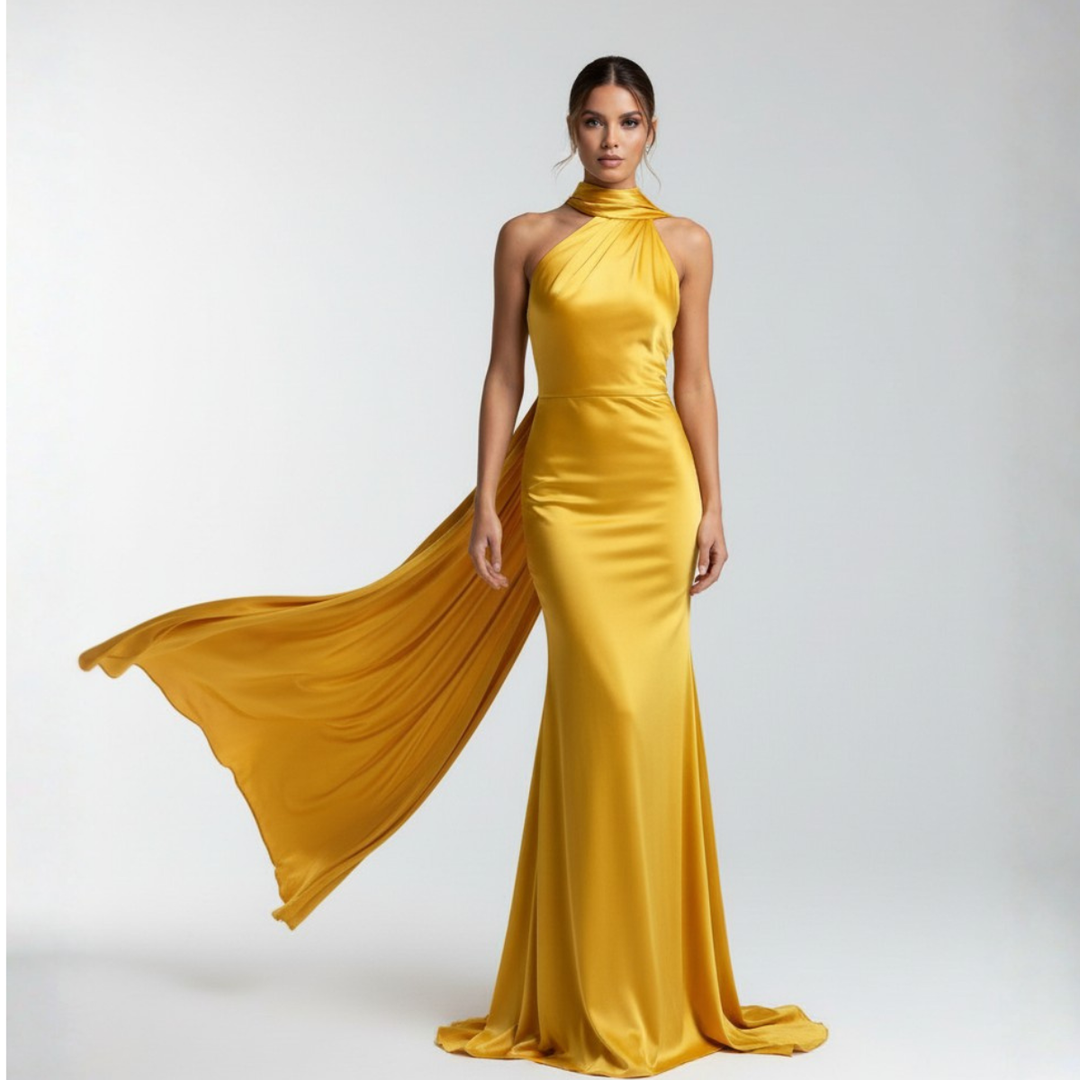 Marta Satin Gown
