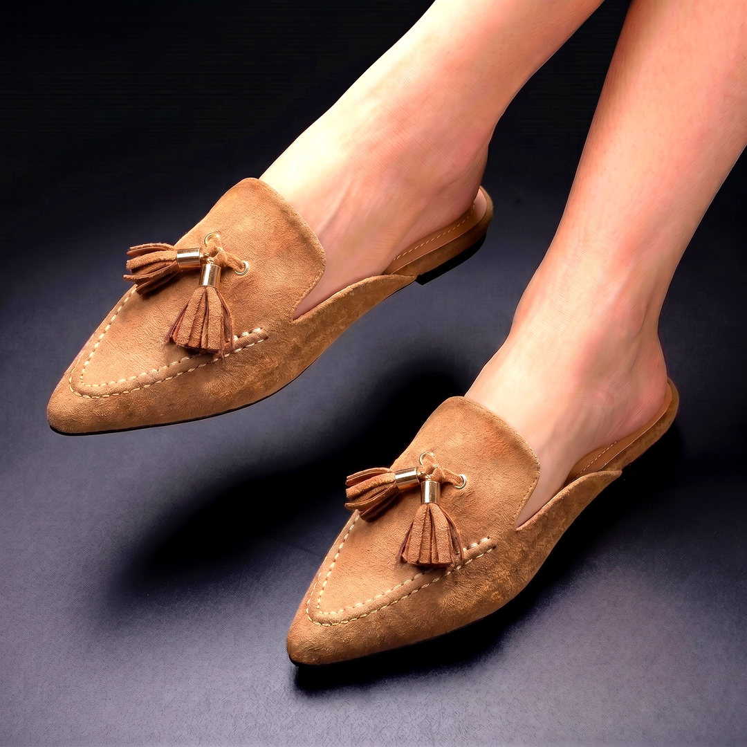 Valeria Tassel Mules