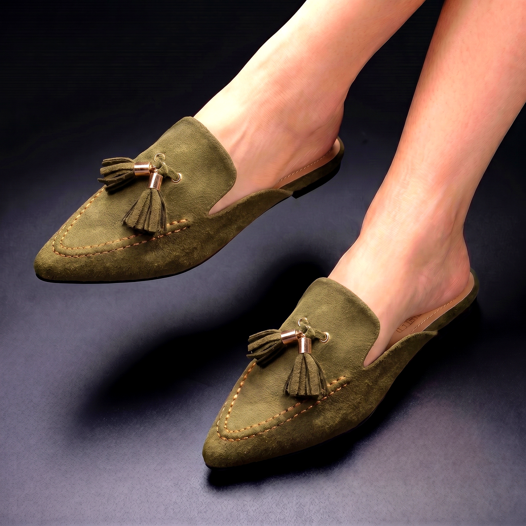 Valeria Tassel Mules