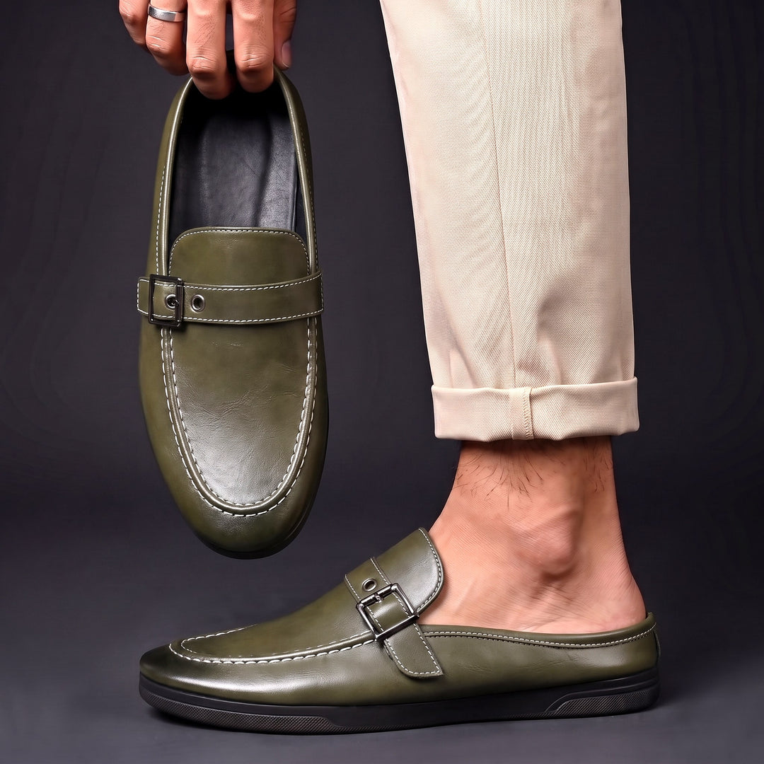 Lansford Buckle Mules