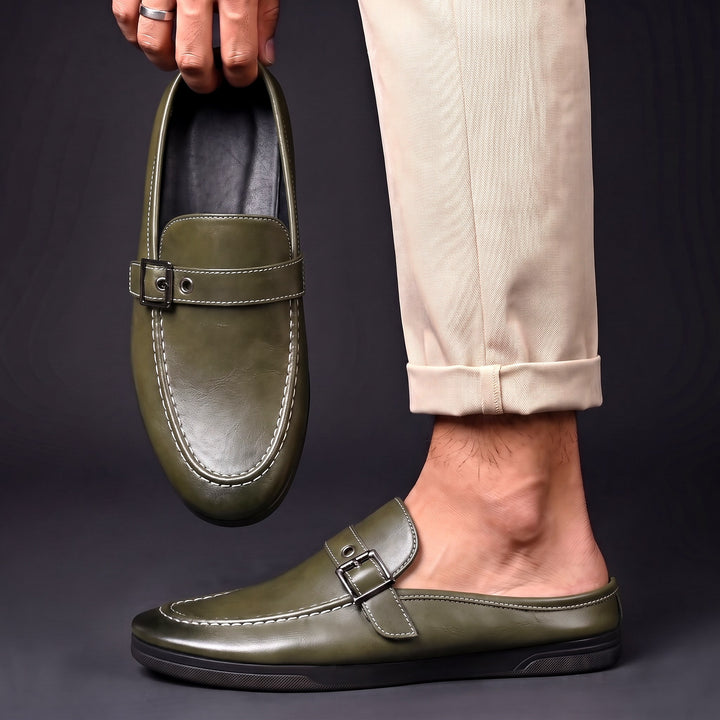 Lansford Buckle Mules