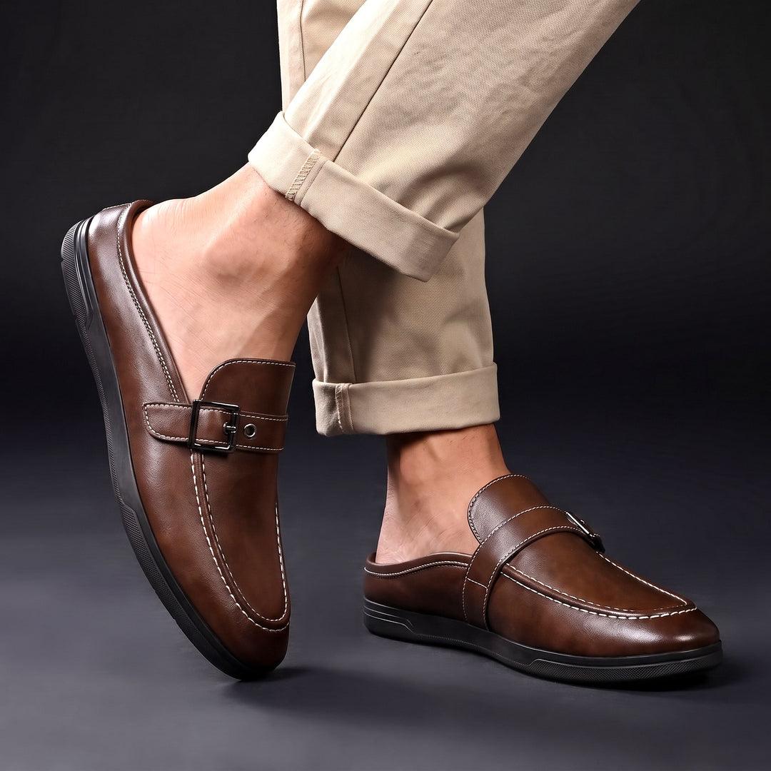 Lansford Buckle Mules