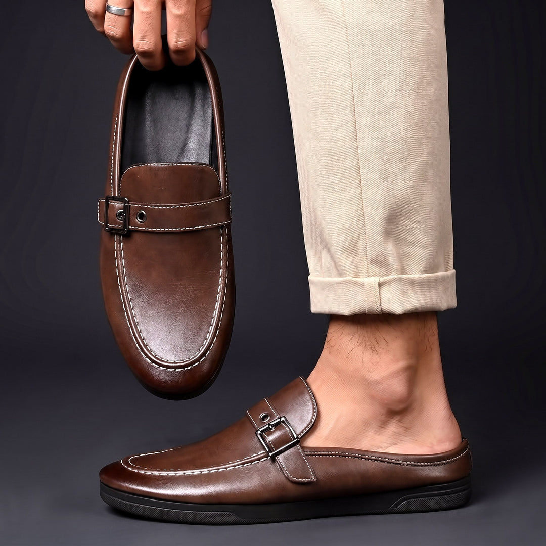 Lansford Buckle Mules